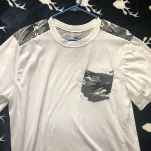 Cute black and white camo t-shirt